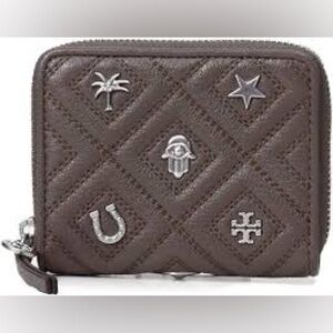 Tory Burch Quilted Lucky Charm Fleming Wallet